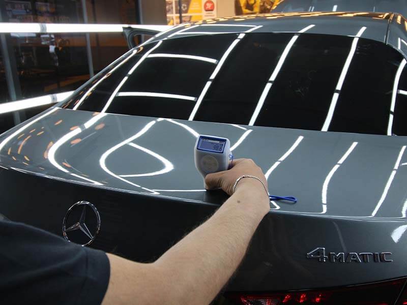 boya kontrolü yapılan mercedes