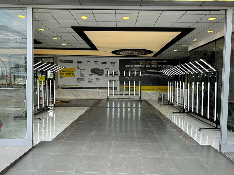 Ankara Otonomi Oto Ekspertiz ortadan iç görünüm